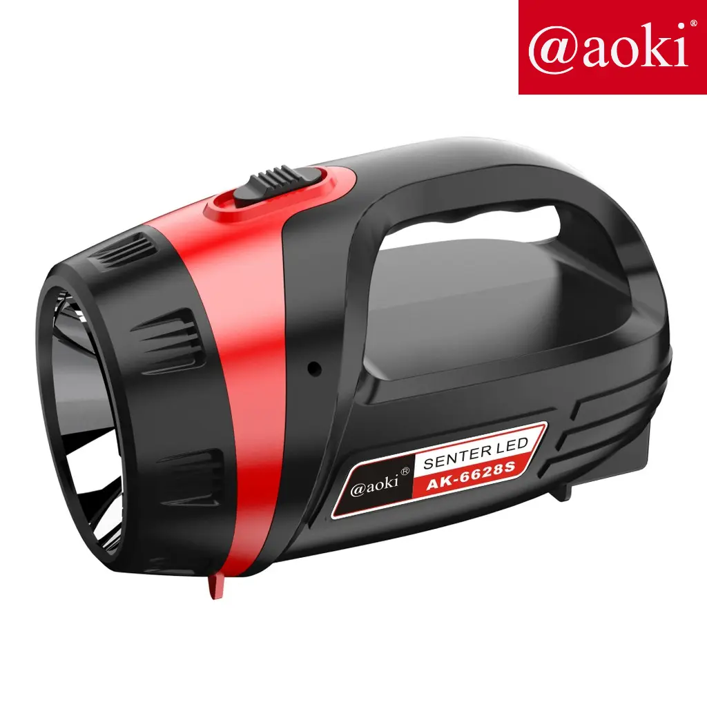 Aoki AK6628 Senter Besar / Jumbo LED Super Terang / Lampu Emergency 2 ...