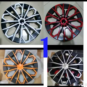 Dop velg ring 13 & 14 hitam list putih, list silver, list merah, list gold Mobil Universal Calya Sigra Avanza Xenia