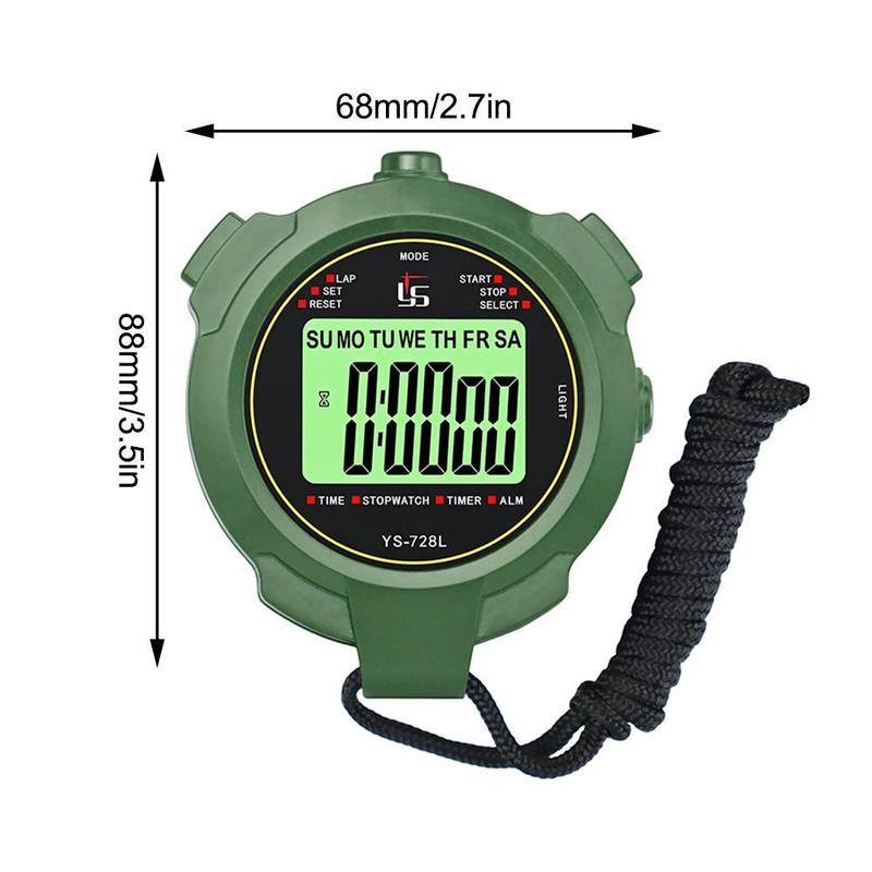 Product Introduction of Stopwatch Chronograph Timer Counter Waterproof Digital LCD With Battery Sport 19