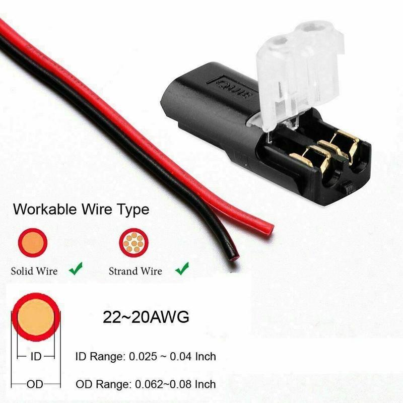 Product Introduction of Docking 2Pin Fast Plug Wire Connector With Locking Buckle Waterproof Quick Terminal Block Cable Crimp Terminals Electrical 19