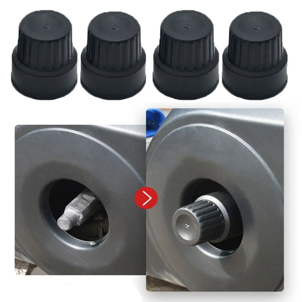 2pcs High Quality Black Scooter Protective Plug 30*25*35mm Accessories Foot Pedal Holes E-bike Scratch Resistant Electric Bike Parts