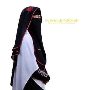 Cadar butterfly flowers sifon silky Febrinah Niqaab