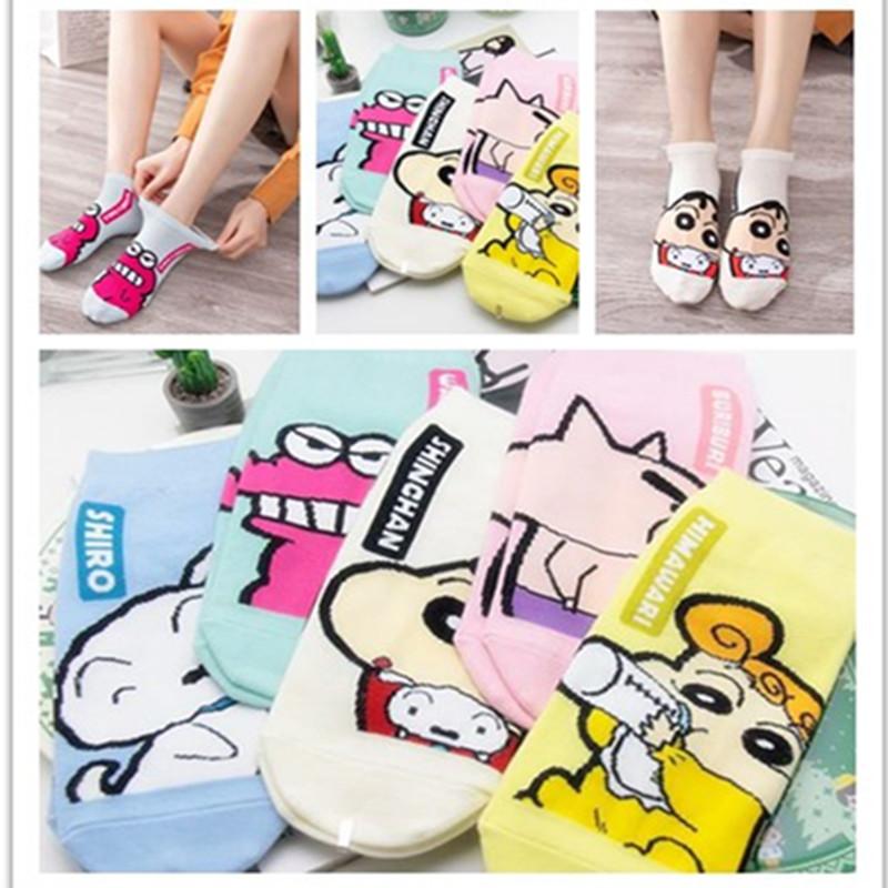 South Korea Flat Sock Children's Xiaoxin Cartoon Women's All Cotton Socks Japanese Cute Cartoon Socks New Trendy Socks Lady Comfort Lingerie 1
