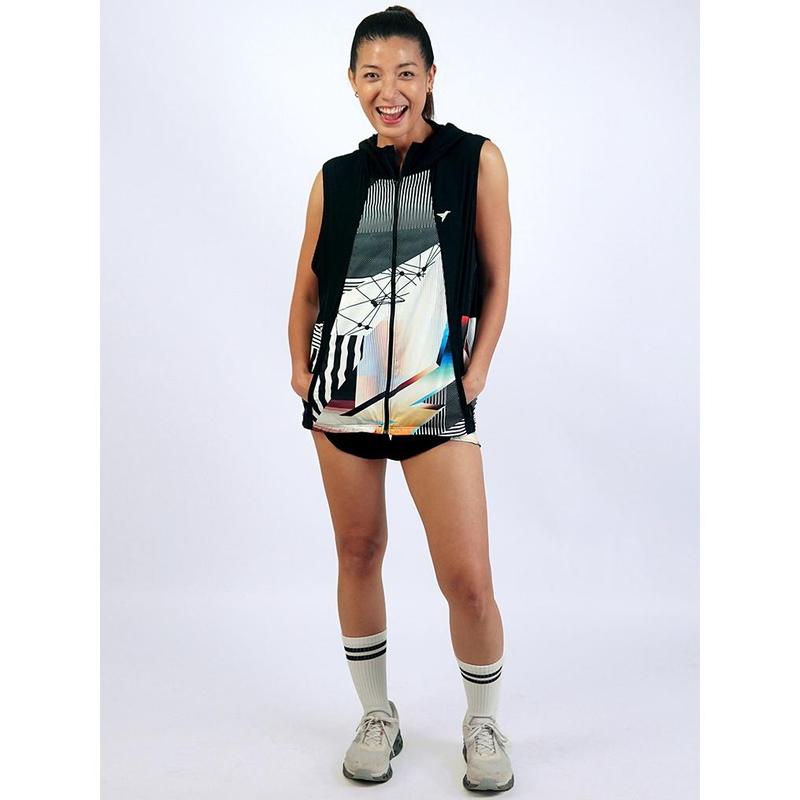 Trijee Vest  / Men / Hoodie / Jacket / DG Vest Unisex - Duochrome Glitch 7
