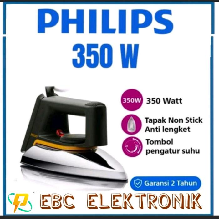 Gambar SETRIKA PHILIPS 350WATT SETRIKA HD1172 Setrika classic philips HD1172 dari EBC ELEKTRONIK Kota Bekasi Tokopedia