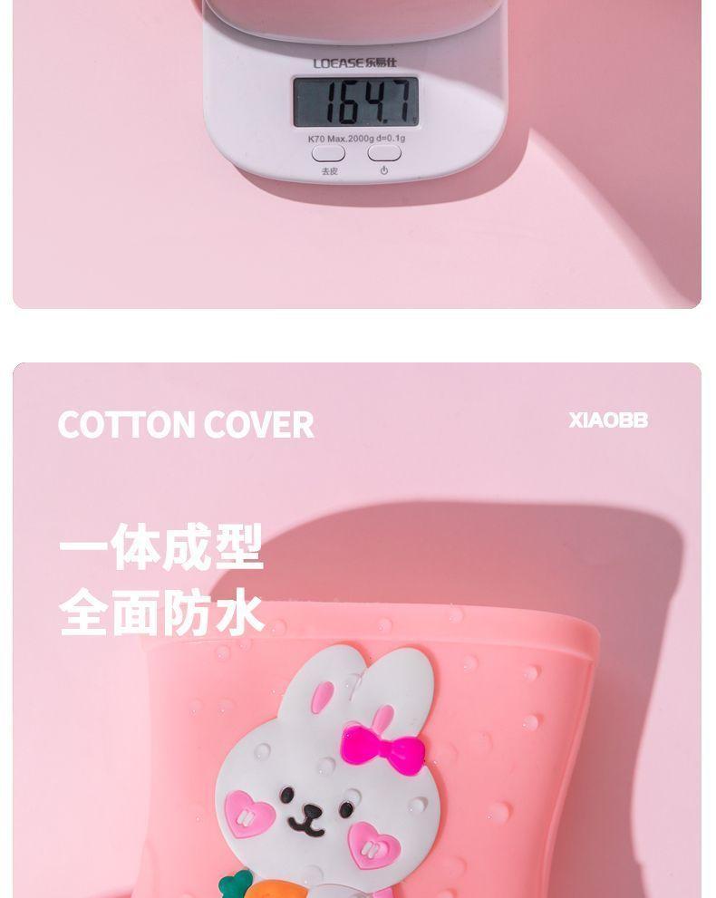 Product Introduction of Ủng đi mưa cho trẻ em, dành cho trẻ em từ 1-7 tuổi, Giày đi mưa cho bé trai và bé gái, Sử dụng kép, Không trơn trượt, Thích hợp cho em bé, Không thấm nước, Giày đi mưa cho trẻ em, Giày cao su tất cả các mùa 8