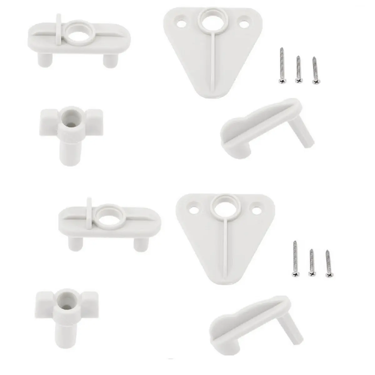 2Pcs Marine Pontoon Boat Replacement Door Latches,For Square Frames 1-1.25 Inch,For Left or Right Hinge Gate