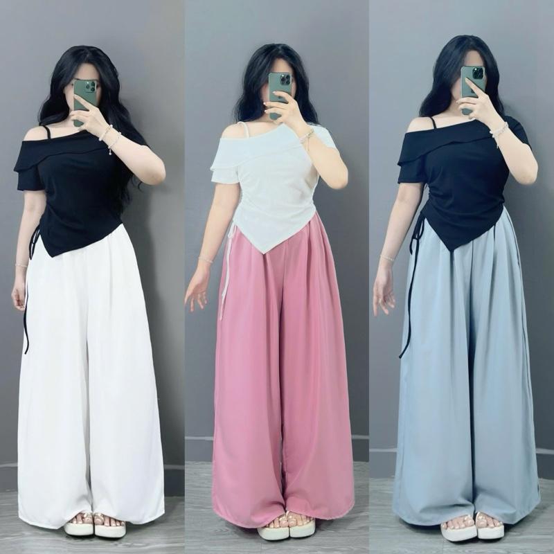 Sét bộ quần TOO ÁO THUN ÔM (g213/q530)dành cho nữ bigsize từ 55-92kg