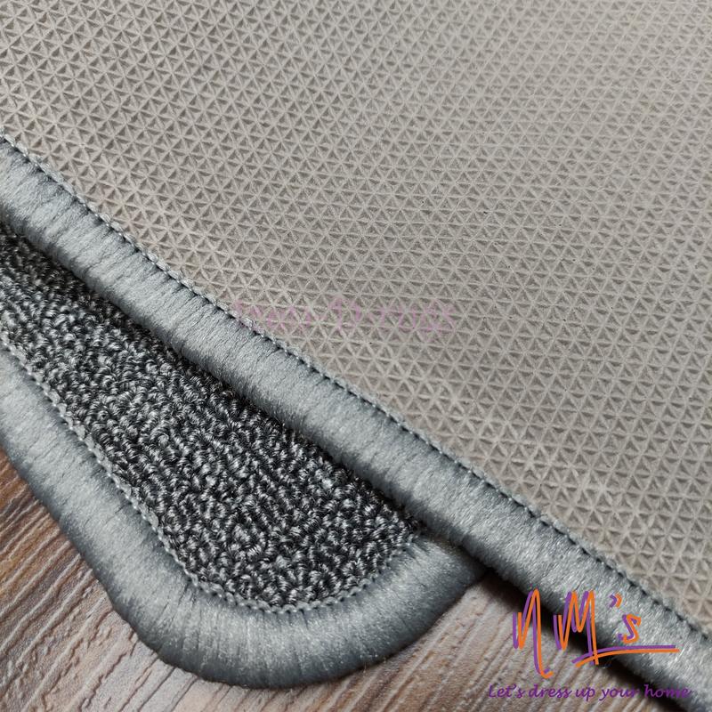 Tren-D-rugs Keset kaki alas lantai kamar tidur ruang tamu koridor panjang lorong runner kitchen mat polos anti slip murah 1 set isi 3 pcs - NMs 6