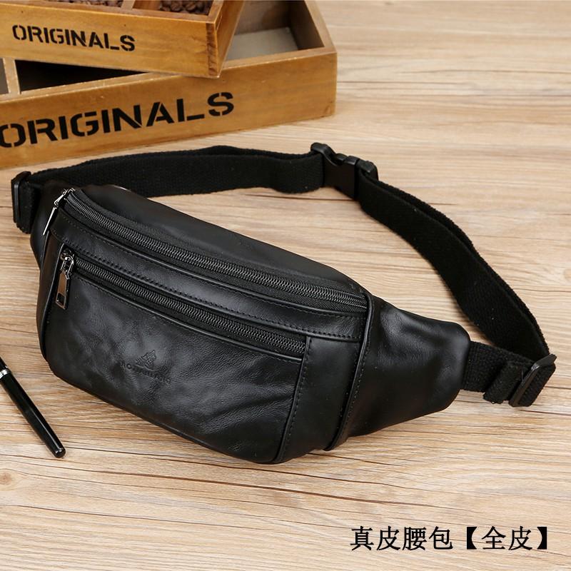 Túi Đeo Hông, Làm Bằng Da Bò Thật, Dành Cho Nam Và Nữ, Túi Đeo Chéo Thường Ngày Túi Đeo Ngực, Túi Đeo Thắt Lưng Ví, Thích Hợp Cho Thể Thao, Chất Lượng 100%