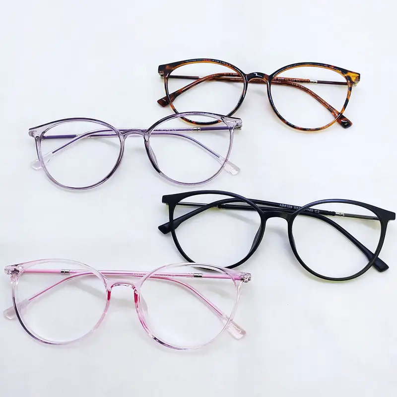 Frame Kacamata Lentur Oval AB 8159 abu hitam 3