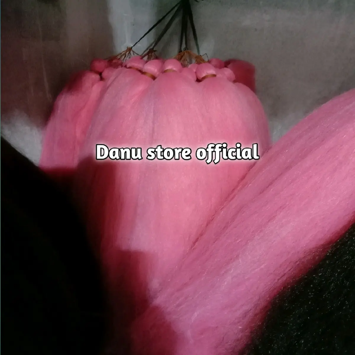 Cemara pink polos, panjang 80cm