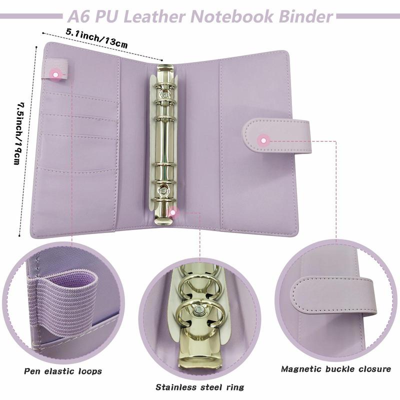 Product Introduction of A6 Budget Planner Binder with Zipper Cash Envelopes & Expense Budget Sheets, 1 Set Money Saving Budget Saver Book, Cash Organizer for Budgeting 1