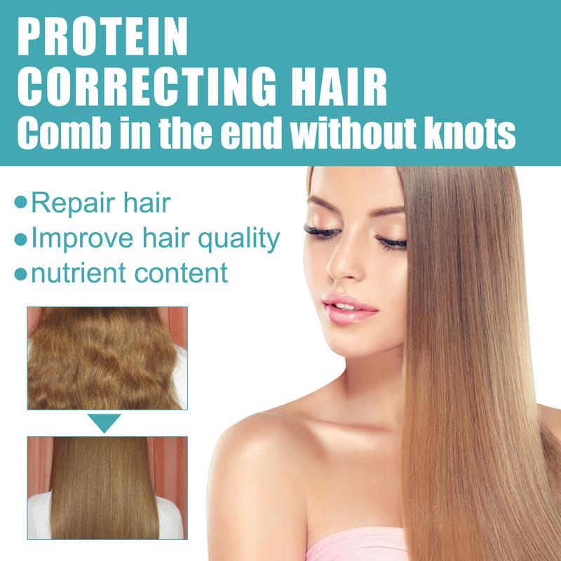 Protein straightening cream, straight hair, soft and no clipping, no hair damage, gentle softener Gel Haircare 1