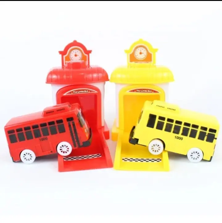 A0449 mainan anak mobil tayoo garasi pelontar MT-42 2