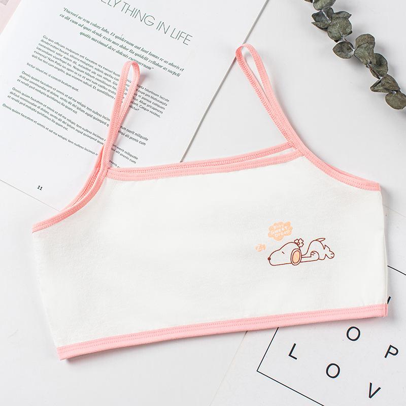Product Introduction of Girl's Sport Bras Teens Brassiere Kids Underwear Cotton Girls Training Bra Push Up Running Tops 7-16 Years Adolescente 7