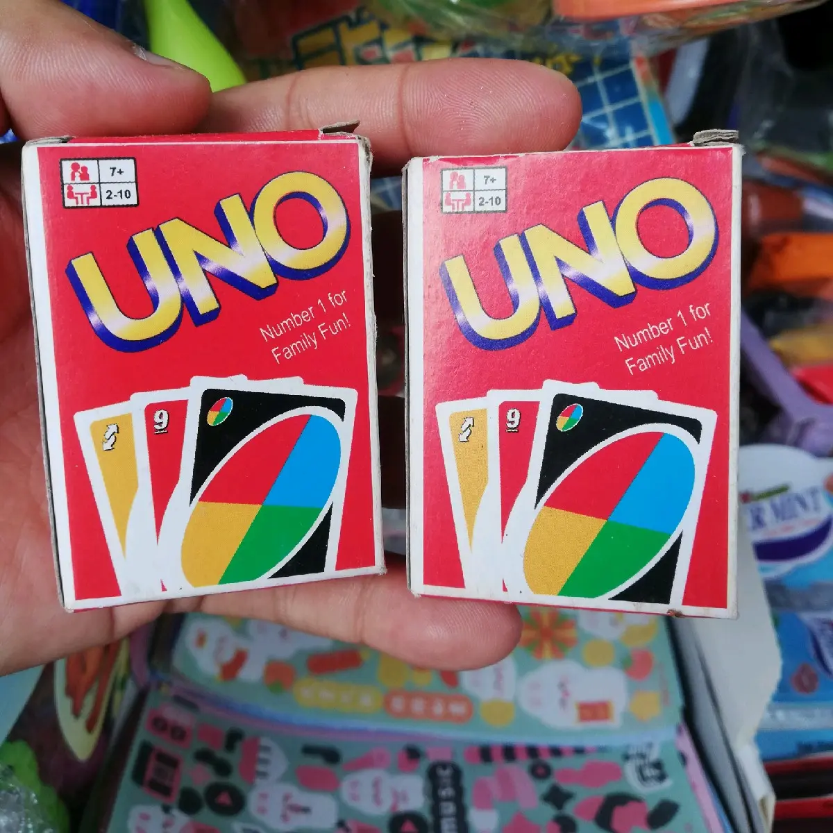 Uno card cute size