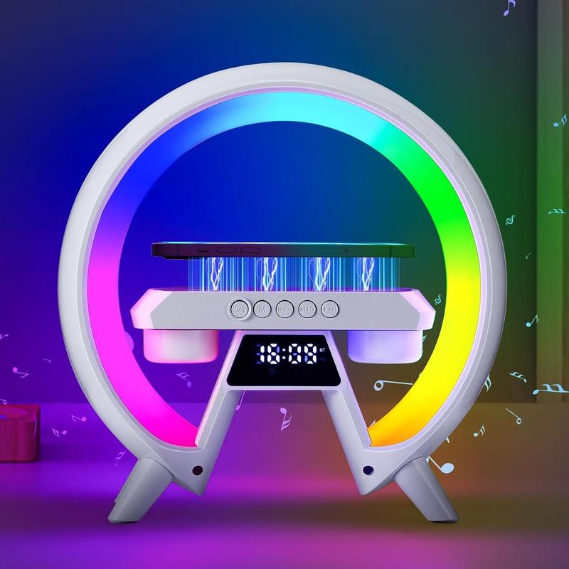 Wireless LED Light with 256 Lighting Modes, Bluetooth-compatible Surround Sound Music Light, Creative Wireless Charging Music Light for Bedroom, Living Room 1