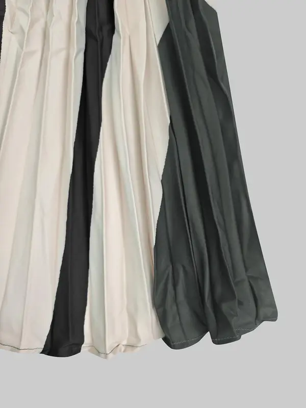 Women's Colorblock One Shoulder Dress, Elegant Long Dress for Party Holiday Wedding Guest, Ladies Clothes for All Seasons, Elegant Dresses, Womenswear 7