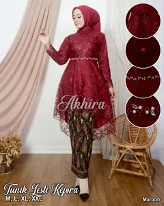 DJ Collection 21  Setelan Kebaya Tunik Lesti Kejora Modis dan elegant - Kebaya Wisuda -Kebaya Kondangan-Kebaya Remaja