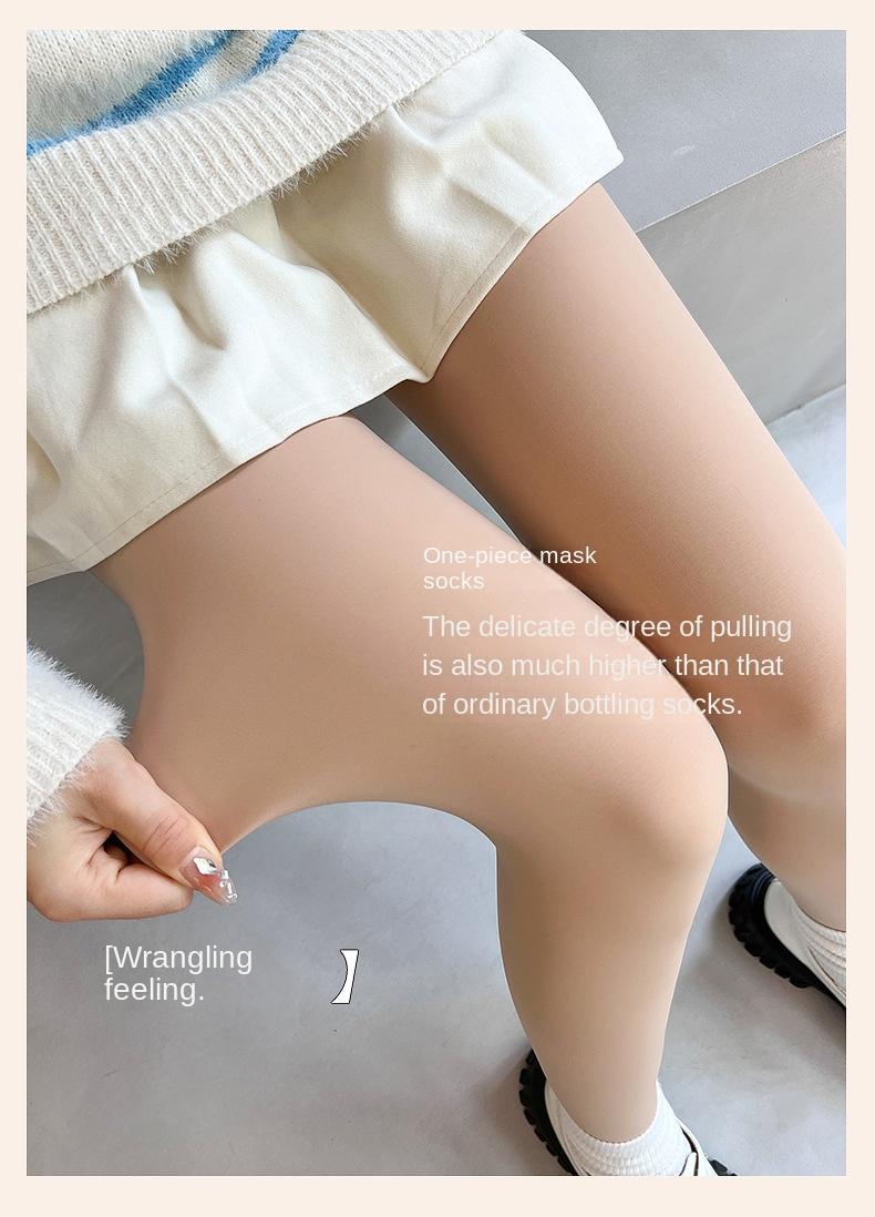 Product Introduction of Autumn and Winter New Water Light Pants Artifact Outer Wear Nude Feel One-Piece Trousers Single Layer Fresh-Colored Pantyhose Women's Leggings Wholesale 19