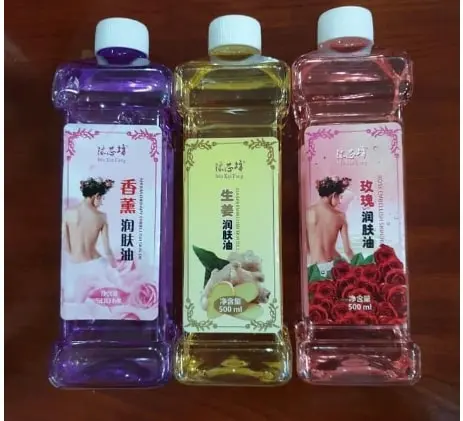 Tinh Dầu Massage 500ml - Mát Xa Thư Giãn Dưỡng Sinh 3 Mùi Hương dầu  xoa 4