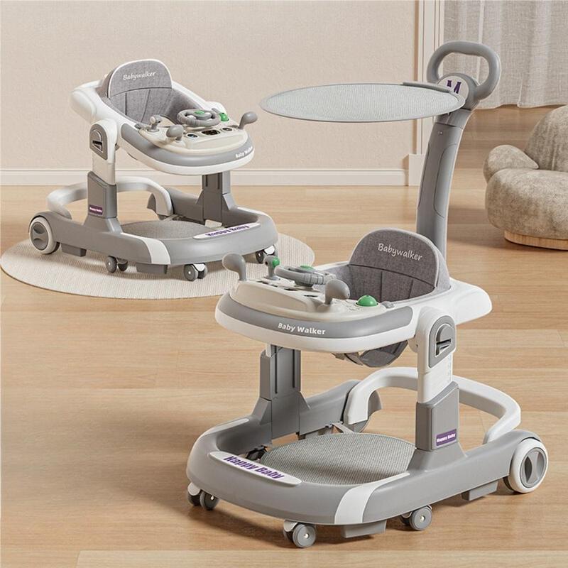 Xe tập đứng cho bé xe tập đi chữ U cao cấp Babyhope cho bé có cần đẩy điều chỉnh độ nghiêng dễ dàng