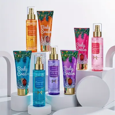 Top Bath & Body Works Fresh Coconut & Cotton 6PC Collection Set Lot Bundle