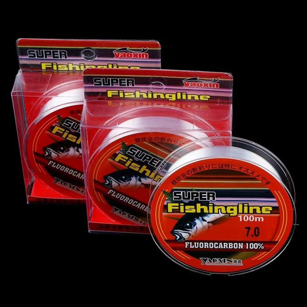 Dây Câu Cá, 100m, Fluorocarbon, Bền, Dây Dù Mạnh, 0.8-6LB, Dây Nylon PA Monofilament, Dây Điều Khiển