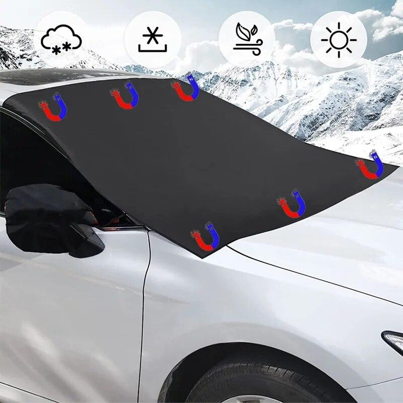 Cross-border Car Snow Shield Insulation Half Cover Snow and Frost ...