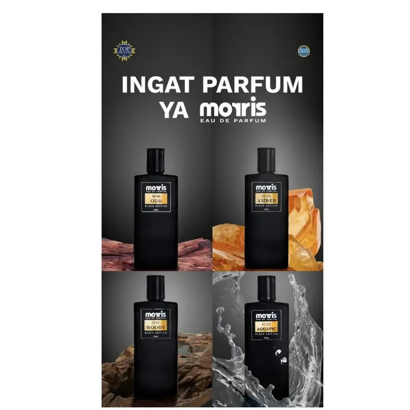 Morris Eau De Parfum Black Edition 100ml/Parfum Pria 1