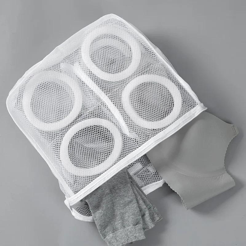 Washing Shoes Mesh Bag Washing Machine Special Laundry Shoe Protector Anti-deformation Drying Bag Travel Shoe Storage Bags 5