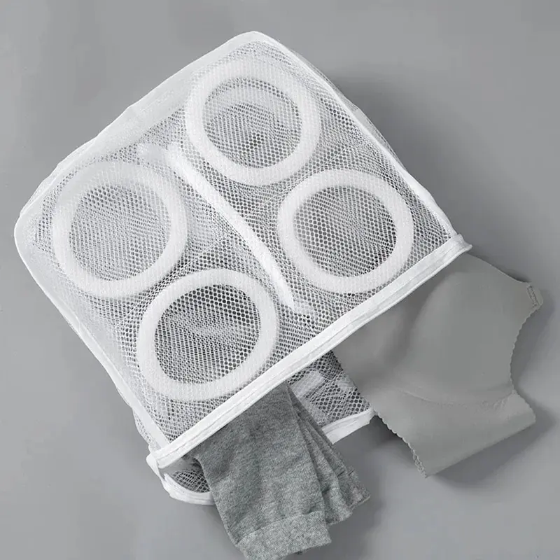 Washing Shoes Mesh Bag Washing Machine Special Laundry Shoe Protector Anti-deformation Drying Bag Travel Shoe Storage Bags 5