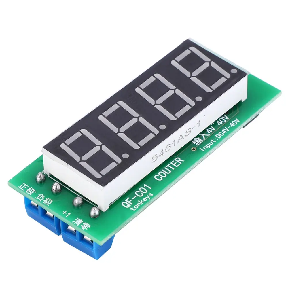 Electrical Supplies QF-C04 4-Digit Digital Counter Module with Memory ...