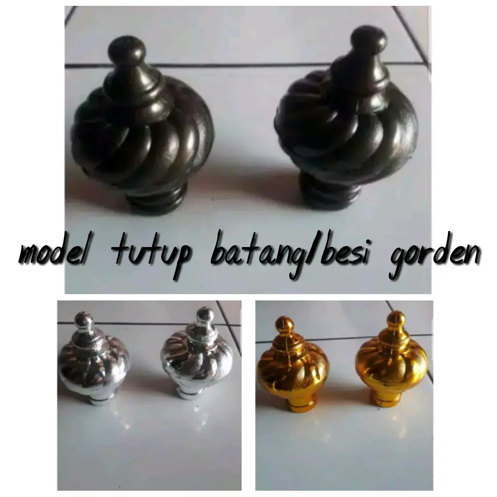 Tutup rollet tutup batang besi gorden