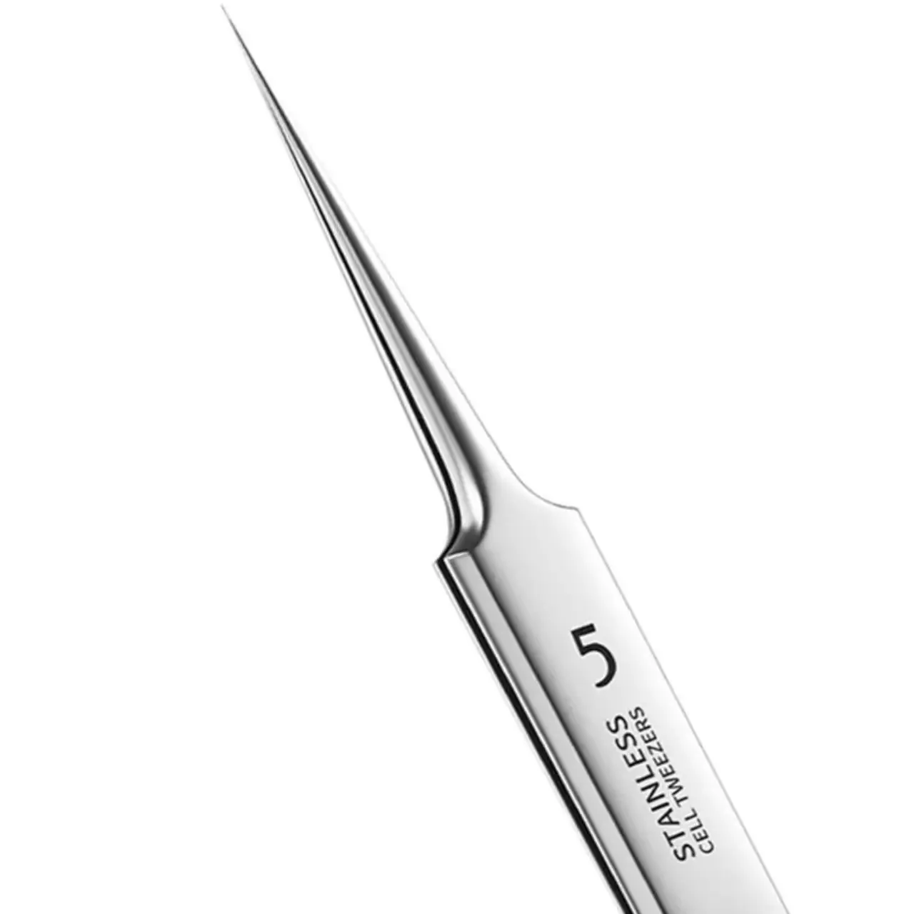 Ultra-fine No. 5 Cell Pimples Blackhead Clip Tweezers Beauty Salon Special Scraping & Closing Artifact Acne Needle Tool