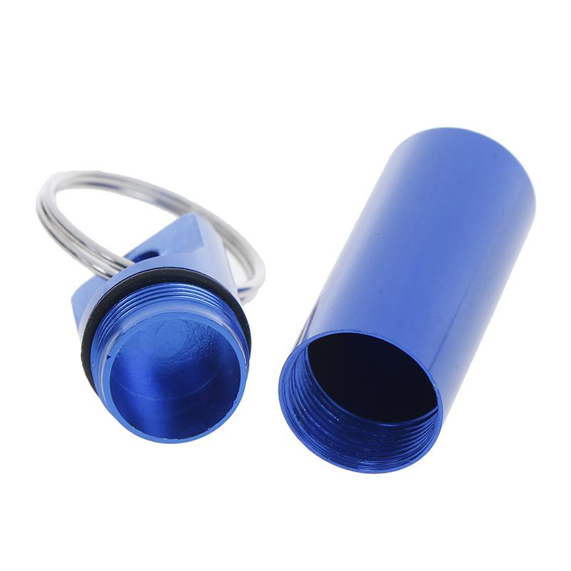 Product Introduction of Aluminum Emergency Seal Pills Box Waterproof Capsule Container Medicine Bottle 26