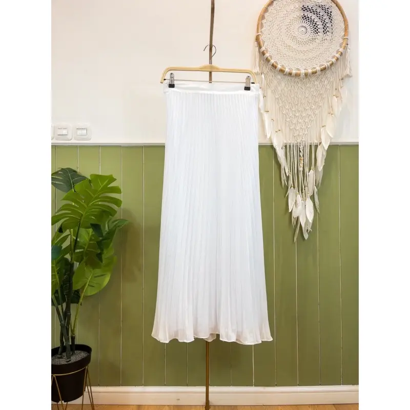 ByEmesha 047 - Rok Plisket / Bahan Ceruty Bawahan Wanita Panjang Muslim Casual 6
