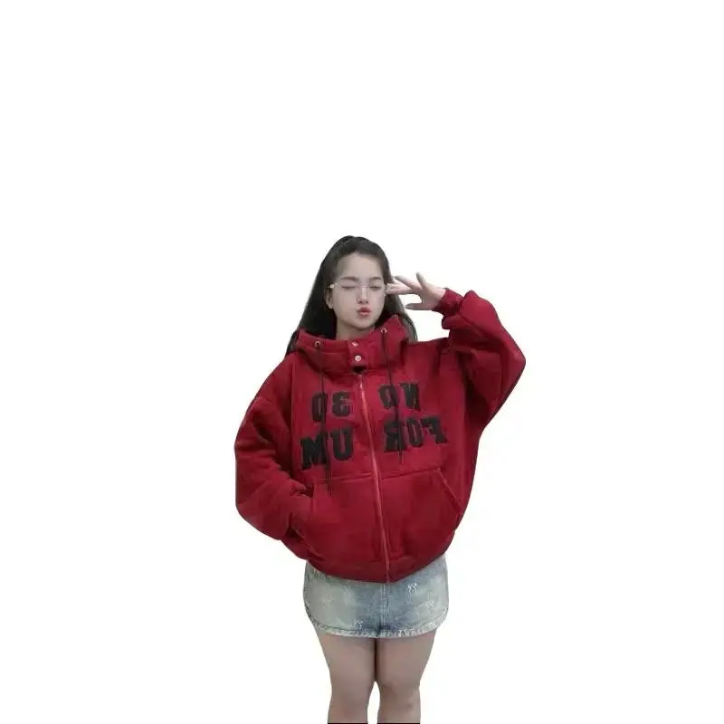 Áo Khoác Hoodie Nam Nữ Zip Mũ Unisex Dây Kéo  Nón Bự 2 Lớp vải Sành Điệu Wonmer - Top, Women