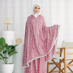 Mukena Dewasa Premium 2 in 1 Zipper DONNA Arnisa atasan bawahan