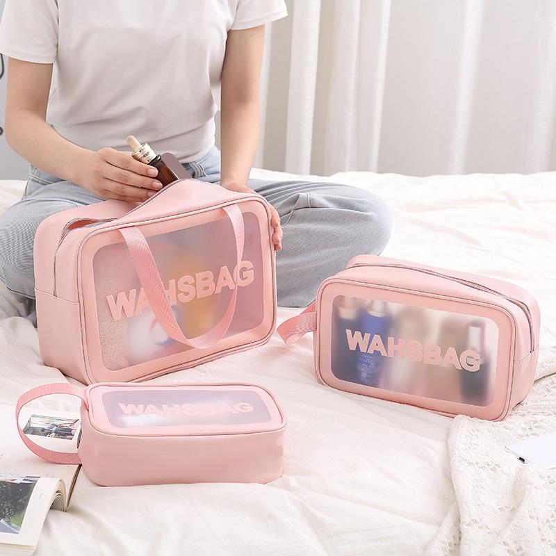 Product Introduction of Portable Travel Wash Bag Female Transparent Waterproof Makeup Storage Pouch Large Capacity Cosmetic Organizer Beauty Women Case 16