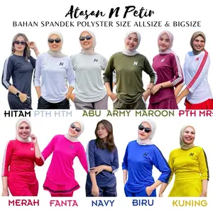 Atasan Baju Senam Nahra list Atasannya Saja Sport Olahraga Untuk Wanita