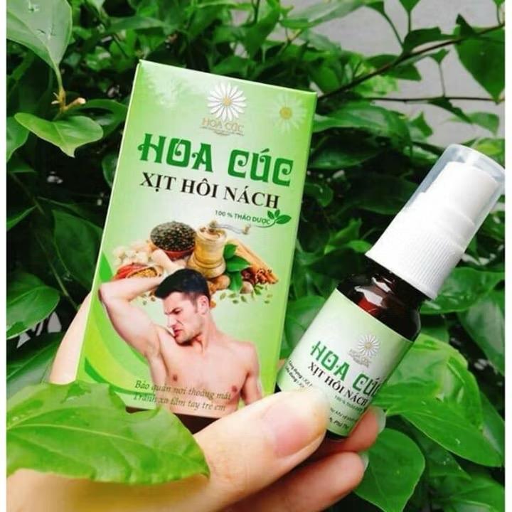 Xịt Hôi Nách Hoa Cúc - Xịt Giảm Mồ Hôi Nách, Giảm Thâm 10ml