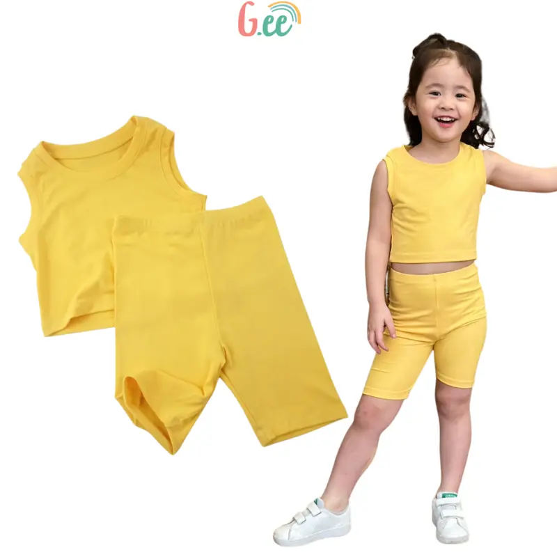 Quần legging đùi bé gái vải gỗ sồi, siêu mềm mại, co dãn thoải mái cho bé 10-50kg 2