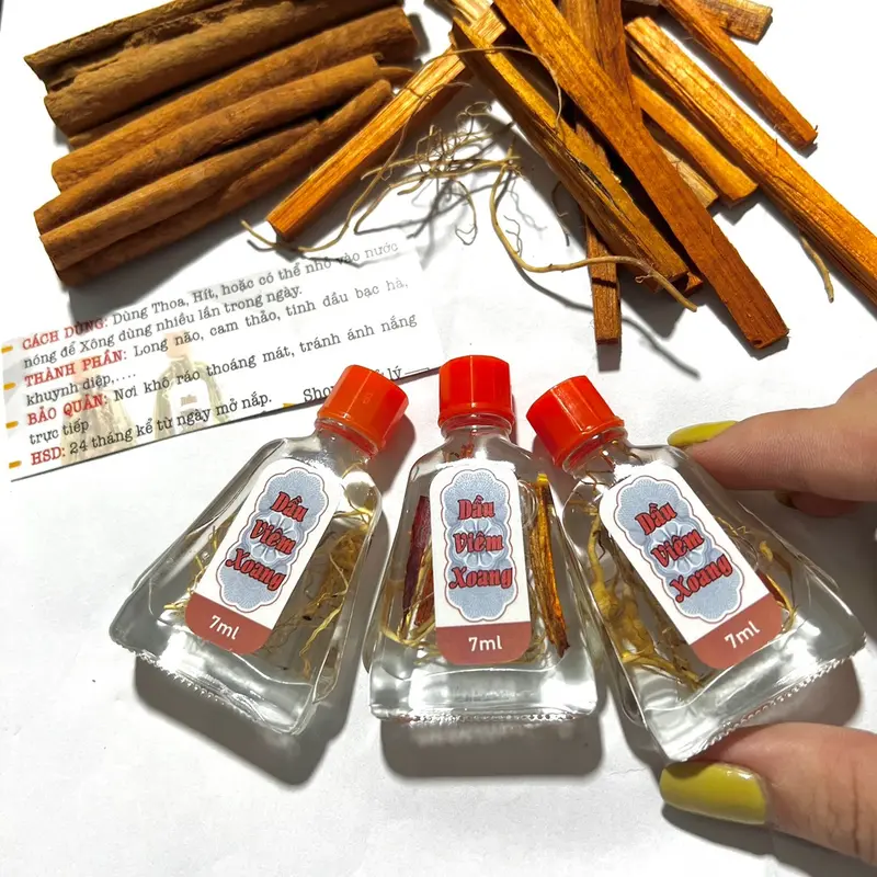 Combo 3 chai dầu trắng ủ thảo dược 7ML 1