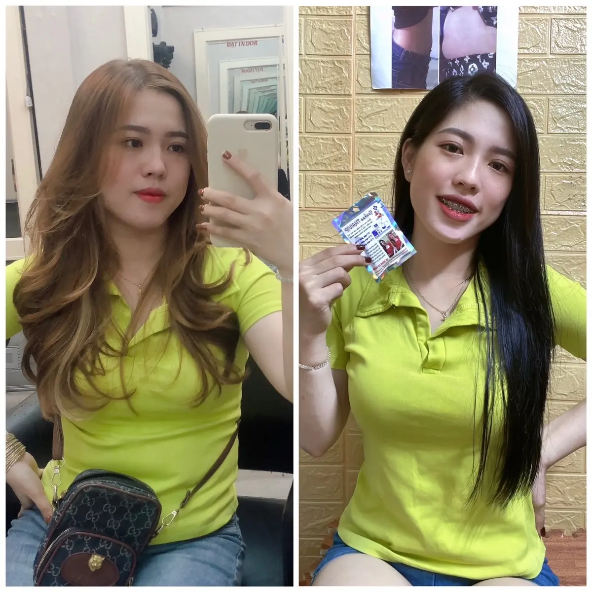 Áo Thun Xanh chất bozip ôm gọn body LTB (60-48) freesize dành cho Nữ Cổ Bẻ