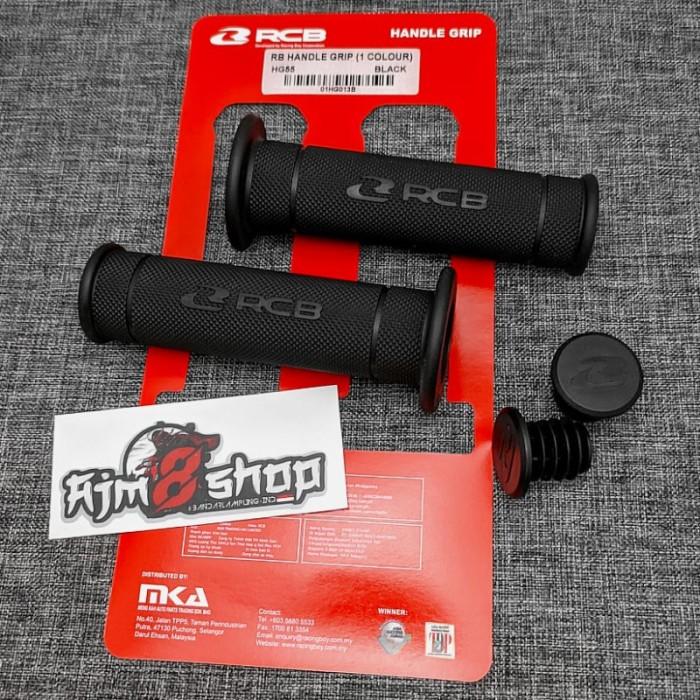 PAKET 2IN1 HANDGRIP RCB HG55 + SPION JALU OVAL COCOK UNTUK SEMUA MOTOR - GRIP RCB+SPION OVAL 6