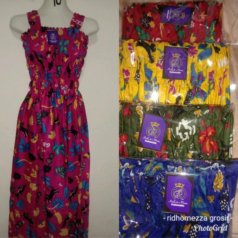 DASTER YUKENSI/DASTER GANDUL Rayon Motif Motif Rayon Bunga Dress 8