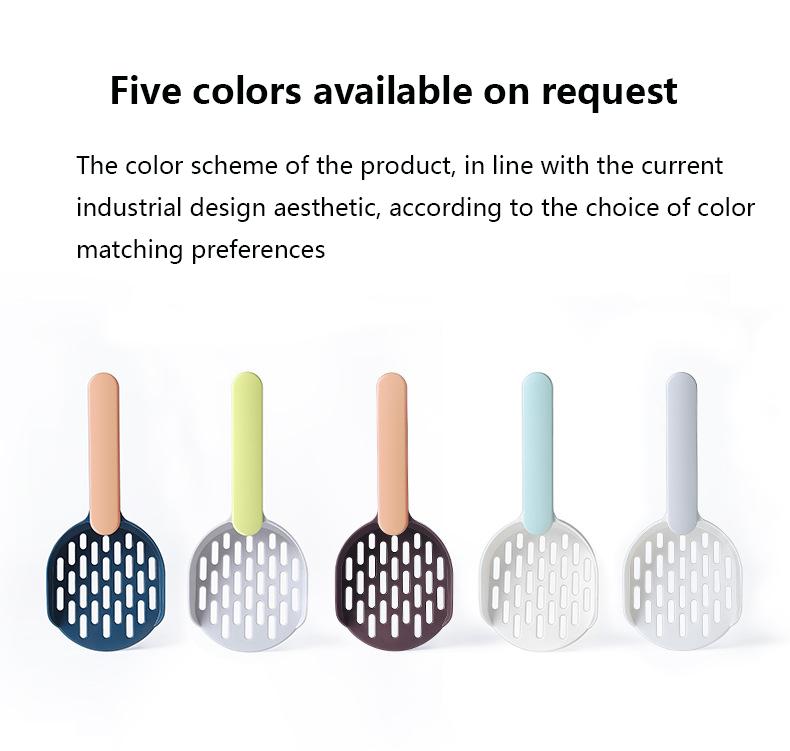 Product Introduction of Cat Litter Scoop Plastic Cat Litter Shovel With Base Self Cleaning Cat Litter Box Shovel Kitten Toilet Clean Tools Cat Supplies 4