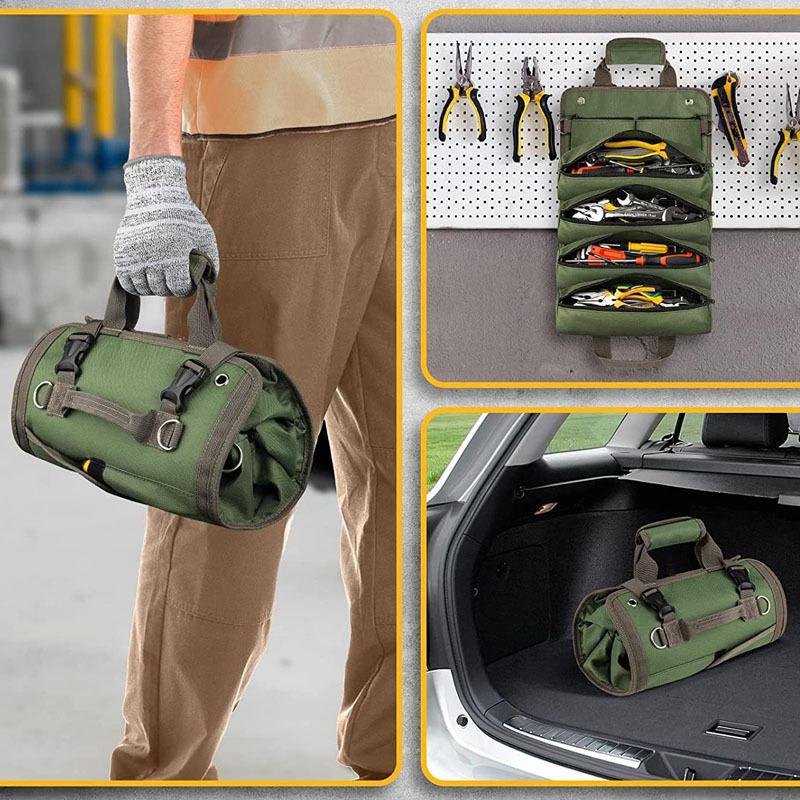1pc Multifunctional Roll-type Hardware Bag Garden Electricia - TikTok ...